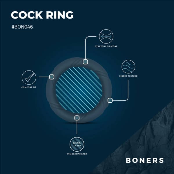 Boners Ergo Silikone Komfortring - Fleksibelt Anatomisk Design