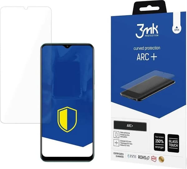 3MK ARC+ Realme C33 koko näytön kalvo
