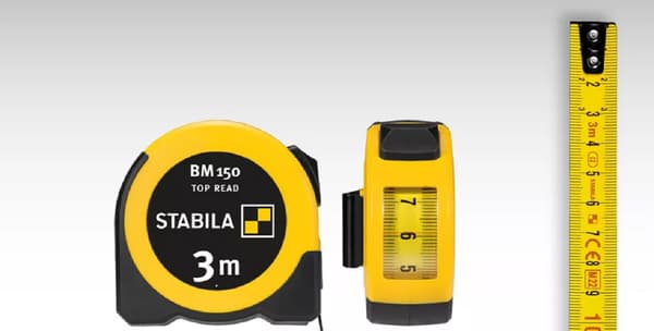BM150 Stabila 3m rullebåndmål med vindue