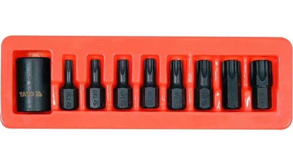 SLAGSÆT. TOPNØGLER. TORX 1/2\"