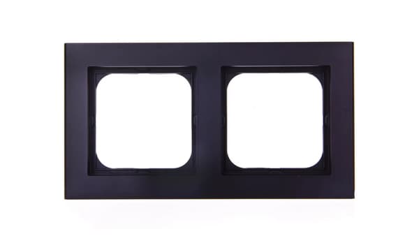 Ospel Dobbeltramme Sonata sort metallic (R-2R/33)