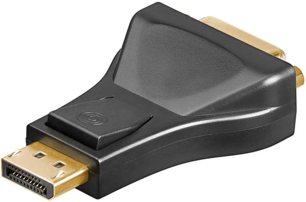 MicroConnect Adapter Displayport til DVI M-F Sort DVI-I 24+5 Dual Link