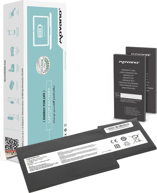 Movano batteri til MSI GF63, GF75 (BTY-M6K)