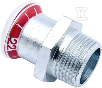 KOPPLING STÅL KOL.PASS GZ D18-R1/2