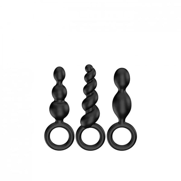 RS - Soiree - Booty Plug (Set 3 x Svart) Satisfyer Booty Call