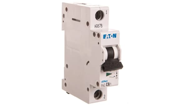 Adapterafbryder 1P C 8A 15kA AC FAZ C8/1 278556