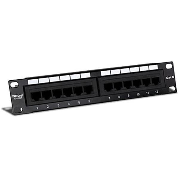 TRENDnet 12-ports Cat.6 Uskærmet Patchpanel (10\" bred)