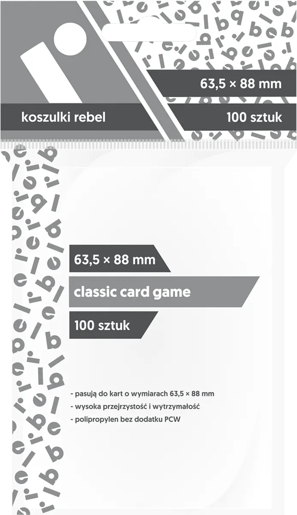 CCG T-paidat 63,5x88 (100kpl) REBEL
