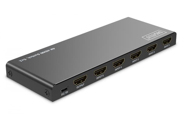 DIGITUS HDMI Switch DS-55332 - 5 porte