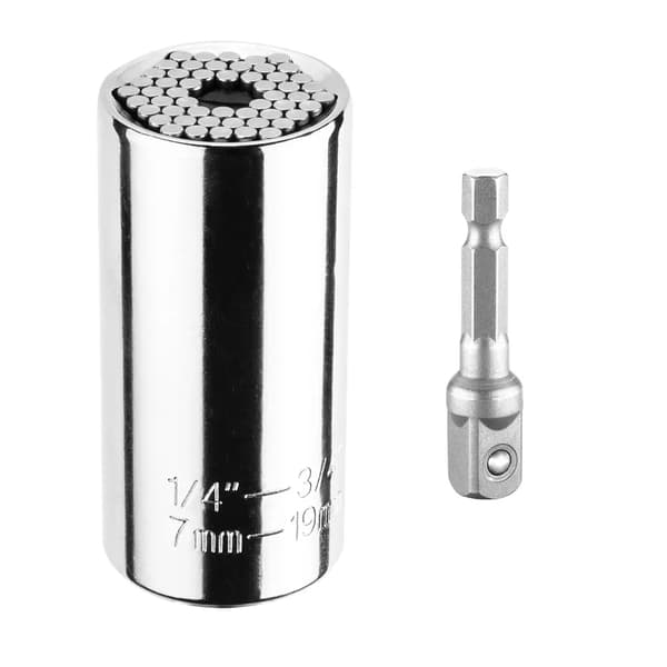Graphite Universal Topnøgle (Universal Topnøgle 7-19 mm, 1/4\"-3/4\")
