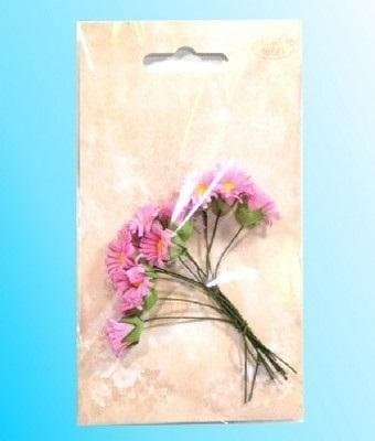 Pappersblommor ros margeriter 10st