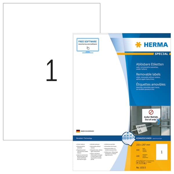 HERMA Special - etiketter - mat - 100