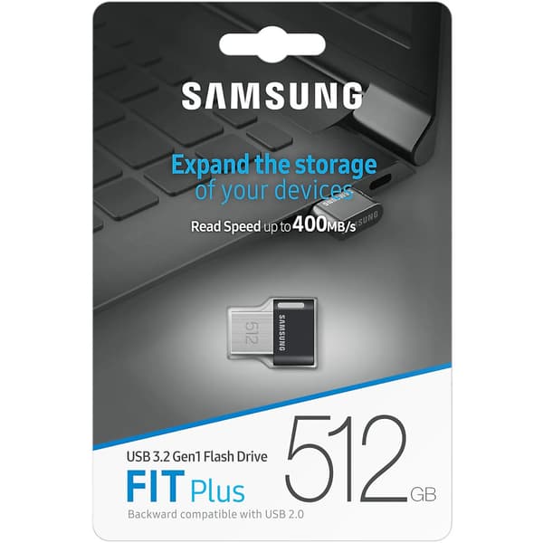 Samsung 512GB FIT Plus grå USB 3.1