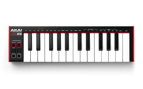 AKAI LPK 25 MKII - Mini USB/MIDI Kontrol Keyboard
