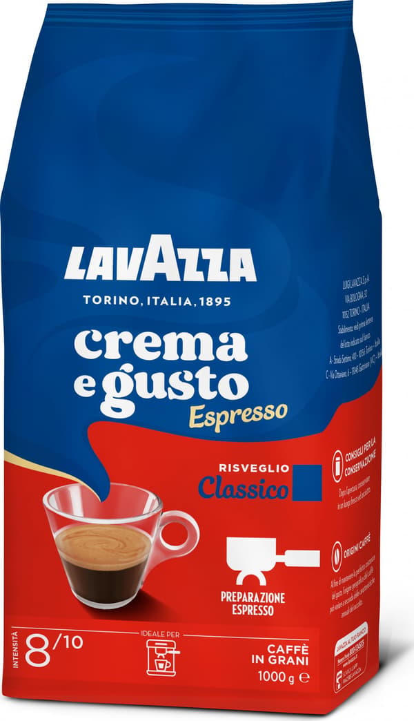 LAVAZZA Crema e Gusto kaffebönor 1000g
