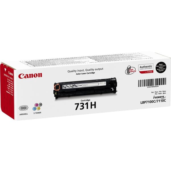 Canon tonerpatron 731 BK H - Svart