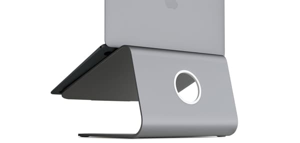 Rain Design mStand Laptopstativ, rymdgrå mStand, Notebookstativ, Grå, Aluminium, 253 mm, 190 mm, 150 mm