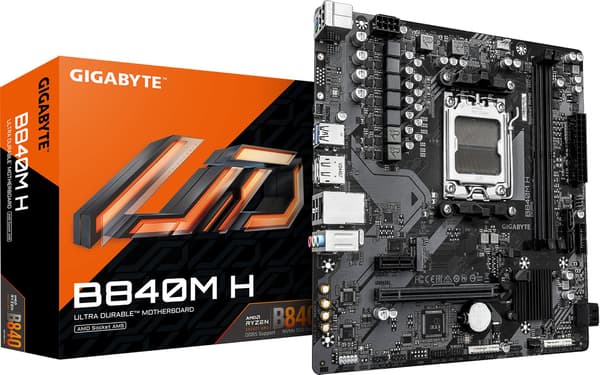 GIGABYTE-emolevy B840M H - Micro ATX - Socket AM5 - AMD B840