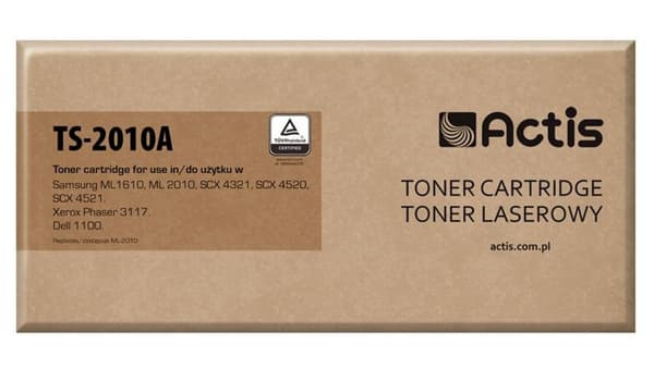 Actis TS-2010A toner (erstatning for Samsung ML-1610D2/ ML-2010D3; Standard; 3000 sider; sort)