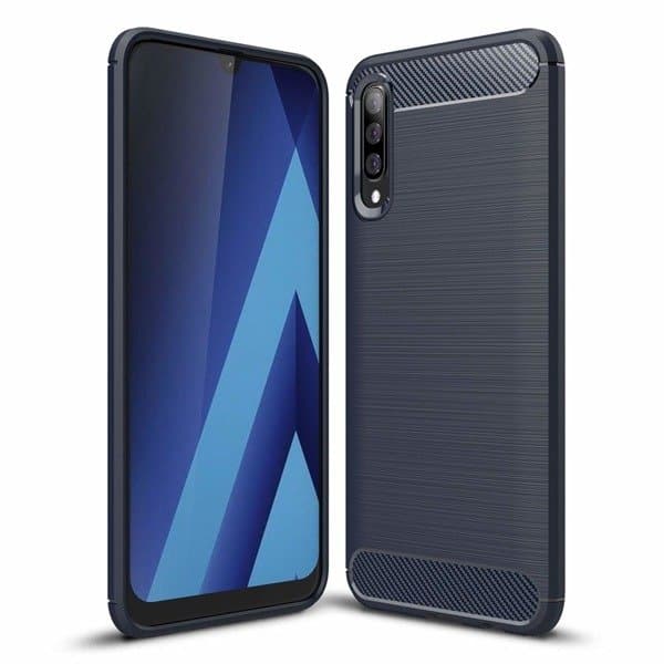 ETUI CARBON LUX BLÅ SAMSUNG GALAXY A80 / A90
