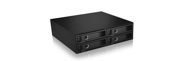 ICY BOX Opbevaringsbås-adapter IB-2242SSK - 5.25\" - 4 x SATA
