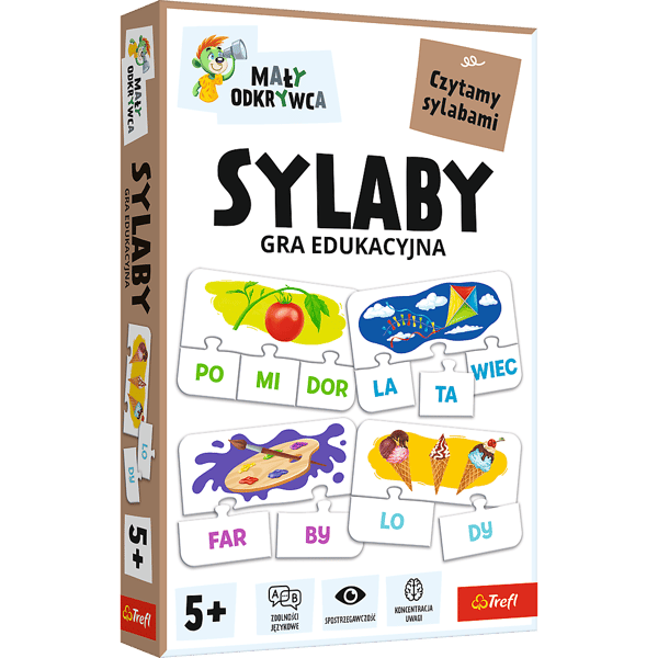SPEL - Stavelser / Liten utforskare Trefl 02813