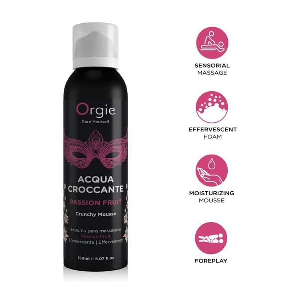 Erotisk Massageolja Crunchy Orgie 150 ml Passionsfrukt