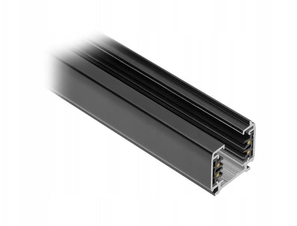 3-fas skena X-RAIL 3FZ 2M, 220-240V, 16A, svart