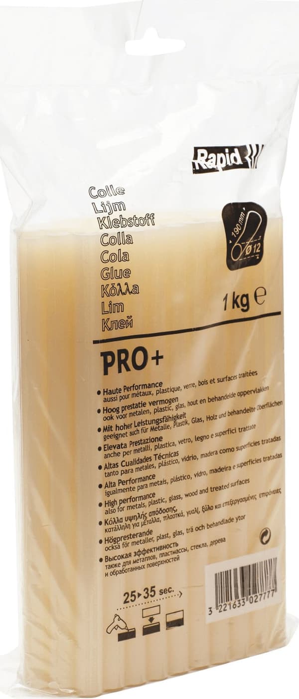 Kuumaliima PRO+-pistoolille D12x190mm 1Kg 40302777