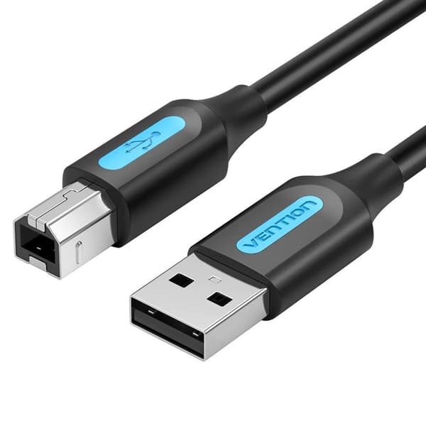 Kaapeli USB 2.0 A - B Vention COQBF 1m (musta)