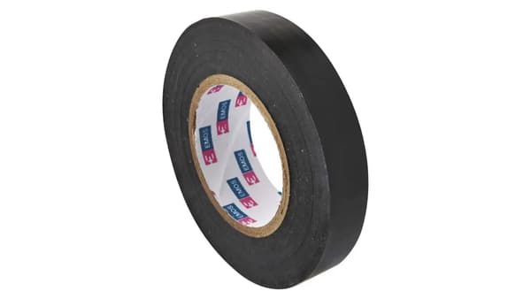 Isoleringstape PVC 15mm/10m sort F61512