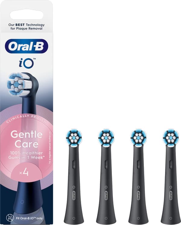 Tandbørstehoved, sæt Oral-B GentleCare SBF-4, sort