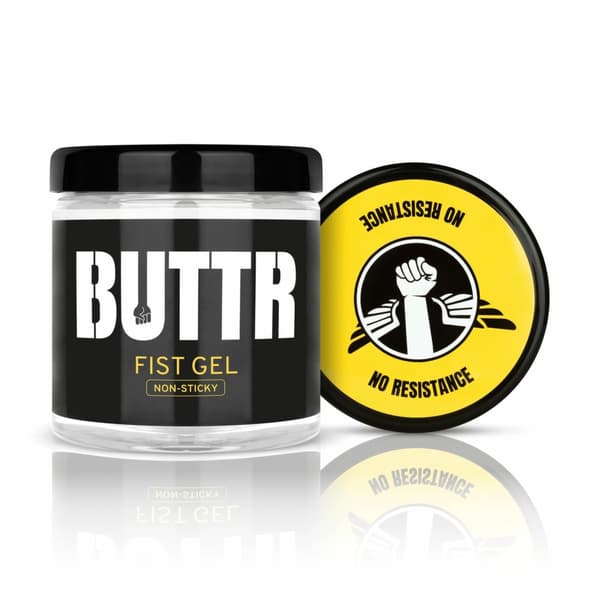 BUTTR Transparent Gel 500ml - Långvarig, icke-klibbig smörjande formula