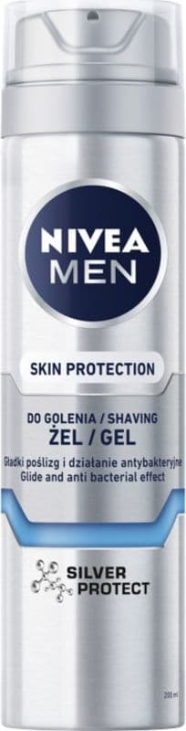 Nivea MEN Barbergel SILVER PROTECT 200 ml