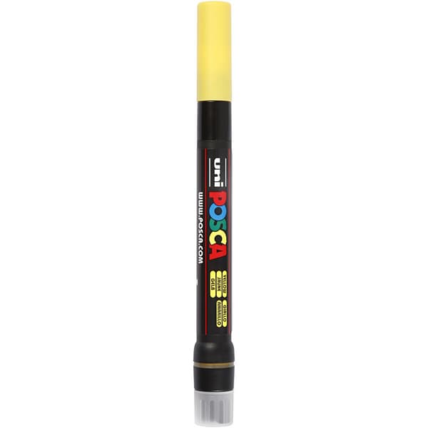 POSCA Marker med pensel, gul
