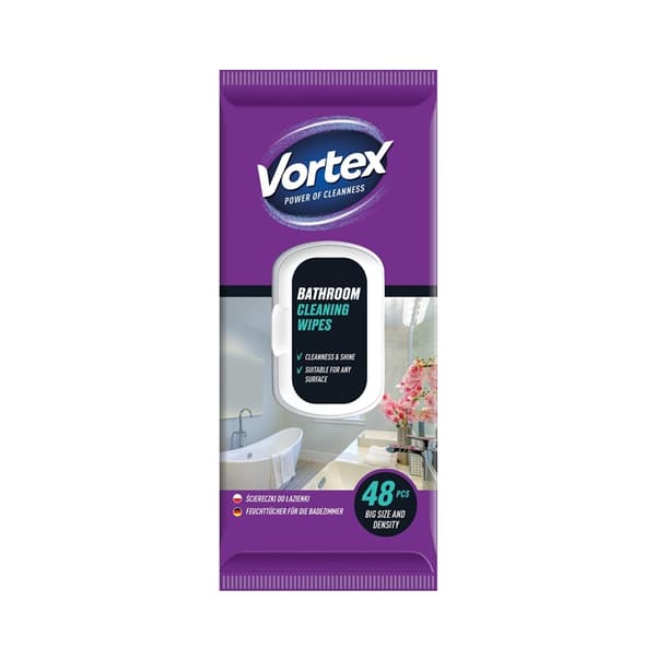 Kosteuspyyhkeet Vortex 48kpl