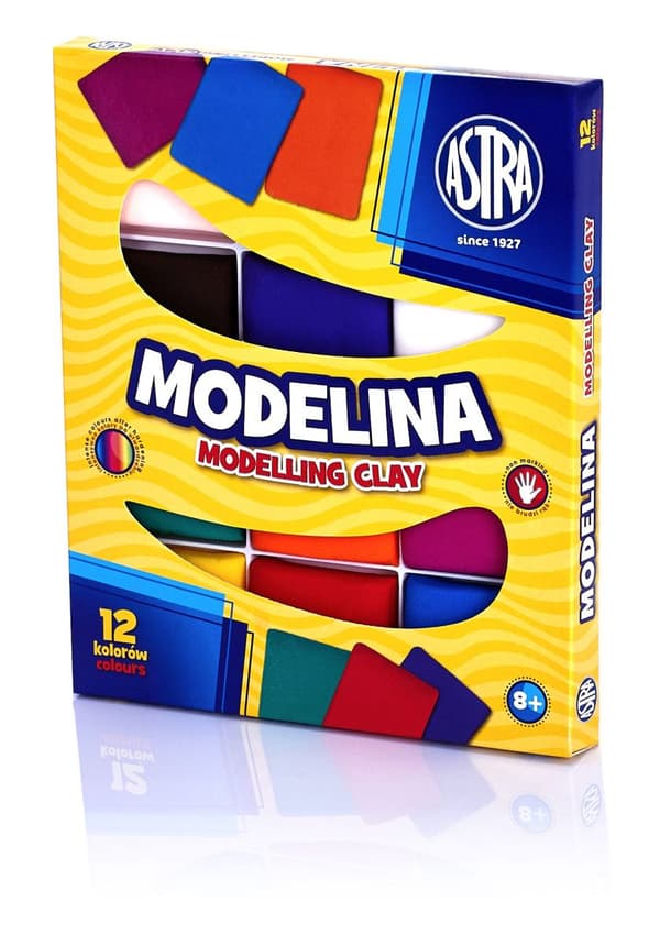 Modelina 12 farver ASTRA