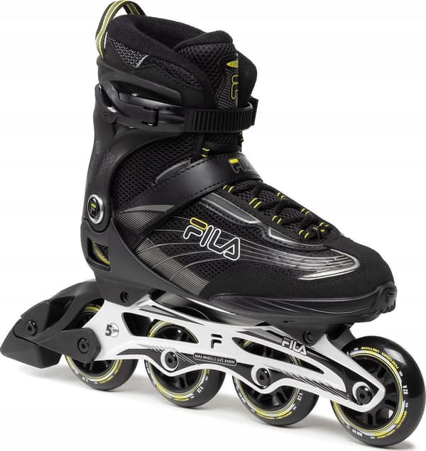 Rulleskøjter Fila FS Rol MIZAR 80 sort-lime 41