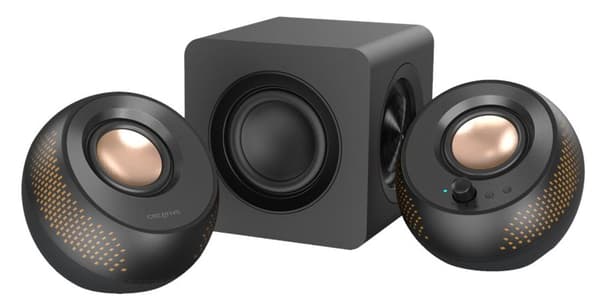 Creative Speakers for PC 2.1 Pebble X Plus subwooferilla musta/musta