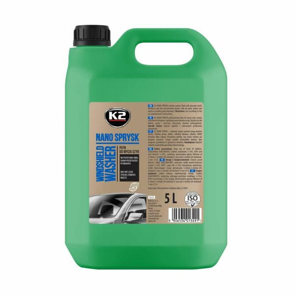 K2 KESÄLASINPESUNESTE NANOSSPRAY 5L