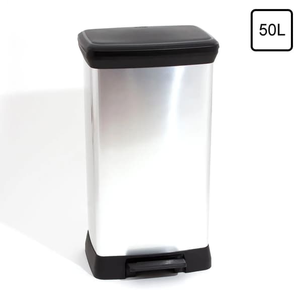 Curver Pedal Soptunna Silver (45906)