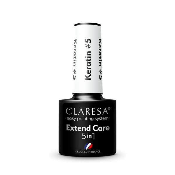 Claresa Base til gellak Extend Care 5i1 Keratin - 5 5g