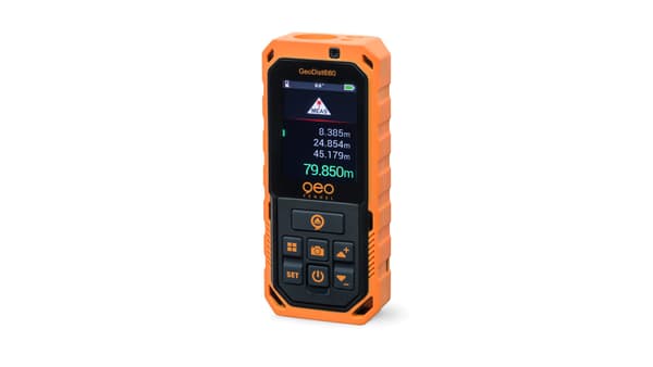 GeoDist 80 laser afstandsmåler med kamera og Bluetooth