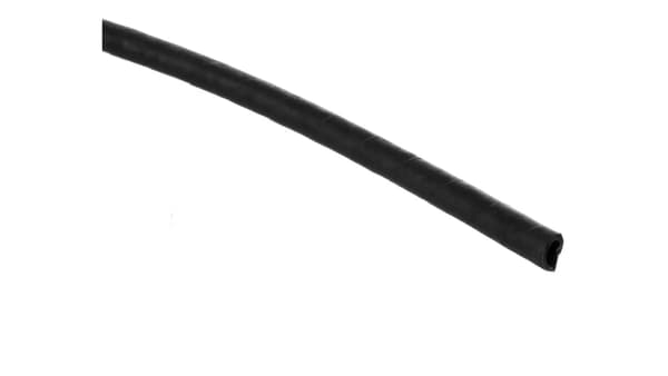 Beskyttende spiralvisir PN 4 mm 6 mm sort/25m/ ECPN04
