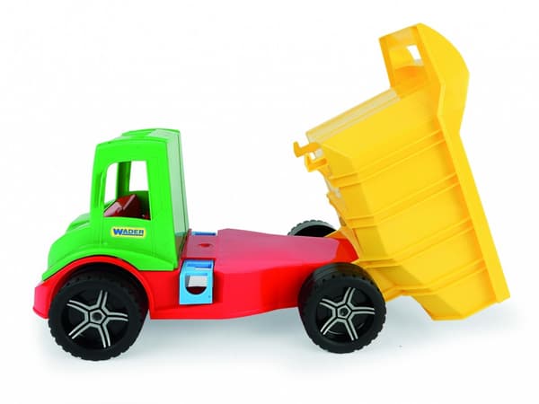 Multilastbil med buggy-grävmaskin