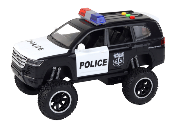 Ajoneuvo raptor poliisi musta valo