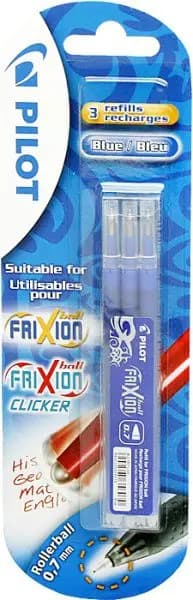 FriXion 0.7 blå 3-pack PILOT
