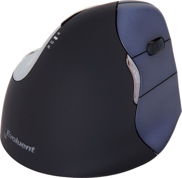 Evoluent Mouse VerticalMouse 4 Höger - Svart/Blå