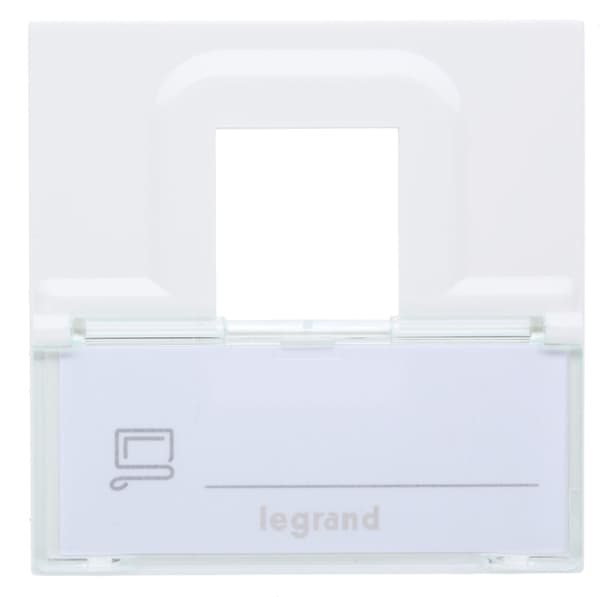 Legrand MOSAIC enkelt konnektoradapter KEYSTONE hvid (078604)