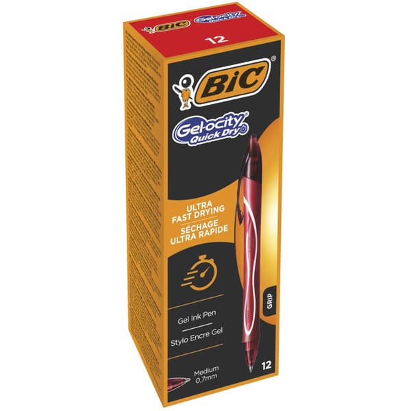 lang Gelocity Quick Dry 1,5 x 14,5 cm 0,7 mm rød